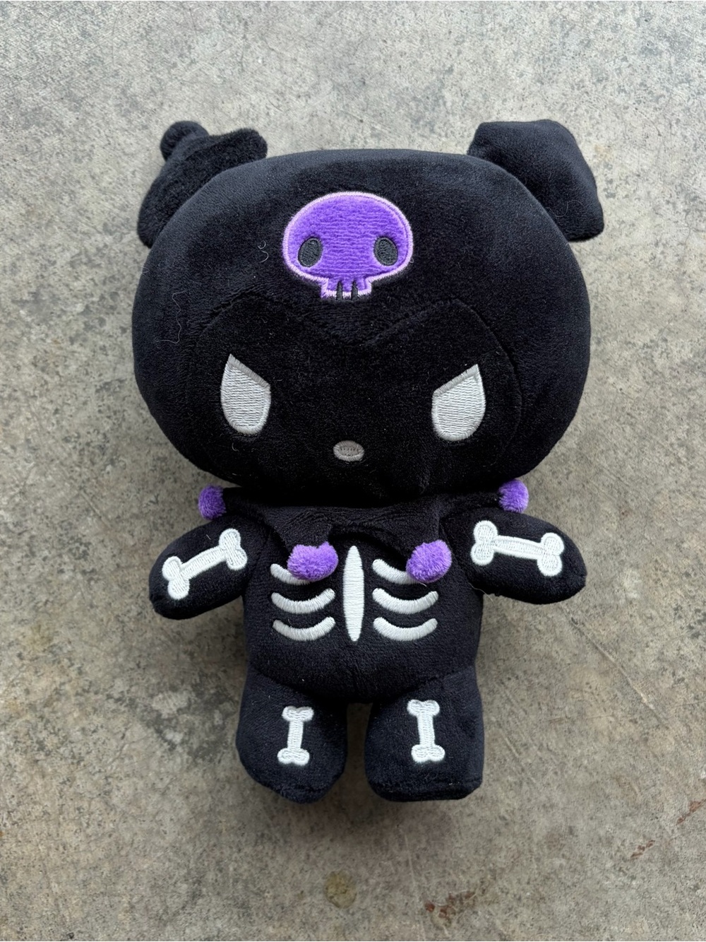 Exclusive Kuromi Glow-in-the-Dark 8" Skeleton Plush 2023 Halloween Series